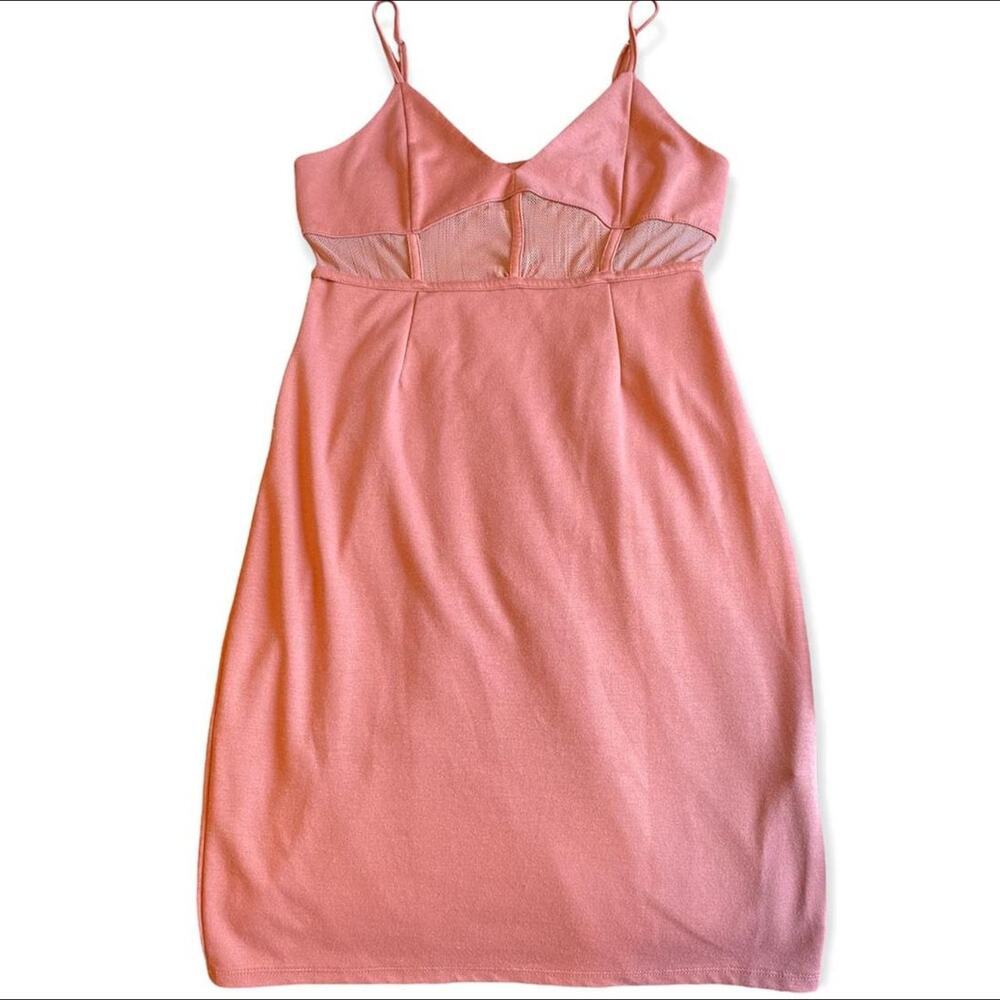 Mauve dress mesh forever 21 large women’s going out party adjustable